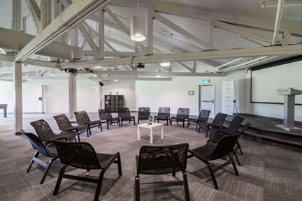Aurora Recovery Centre meeting room