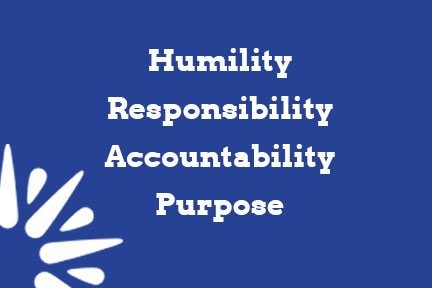 humility responsibility accountability purpose